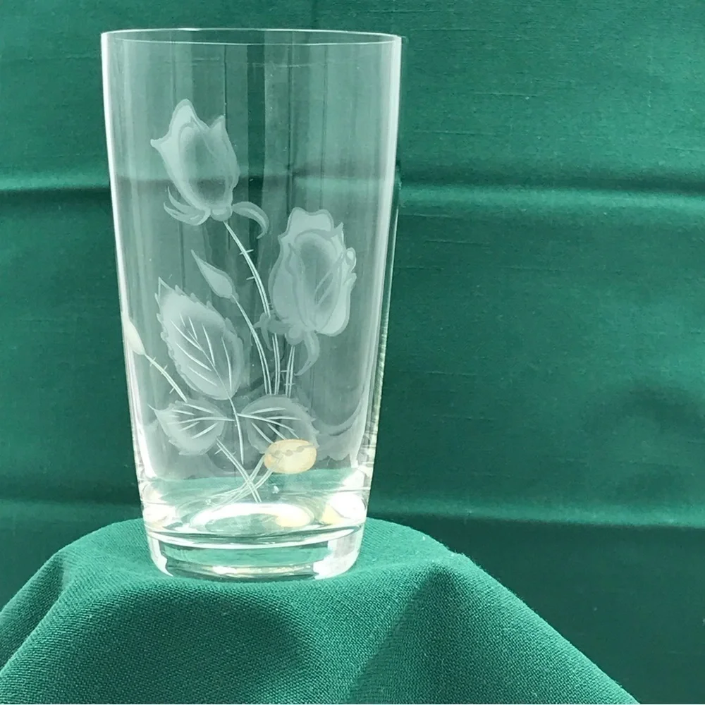 Vintage Rosenthal Etched Glass Set of Glasses